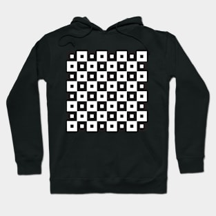 Black and white checkered pattern Hoodie